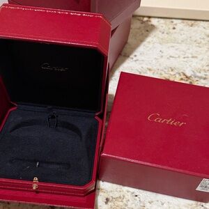 Cartier Red and Black Jewelry Box